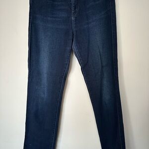 AG Blue Skinny Jeans with Smooth Denim